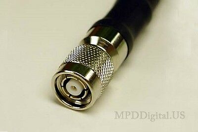 10 Ft LMR 400 WRT-54G Router Antenna coax Cable N Male  RP-TNC male 10 Ft - Fresh Stock Dated December 2025