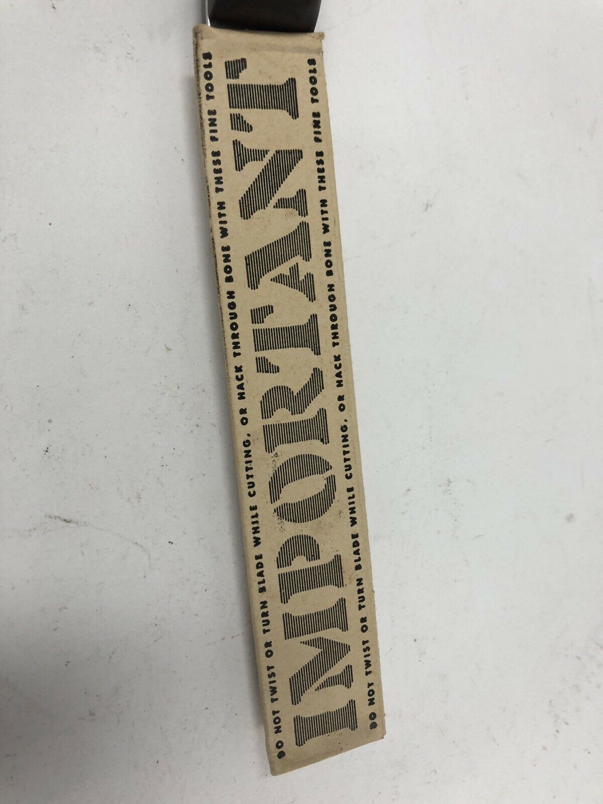 New CUTCO Brown Swirl Handle No. 21 4-1/2