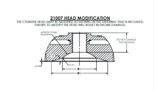 Cylinder Works +5mm Big Bore Cylinder Kit Yamaha YZ 85 2002-2014 makes 103.5cc - Fresh Stock Dated February 2026