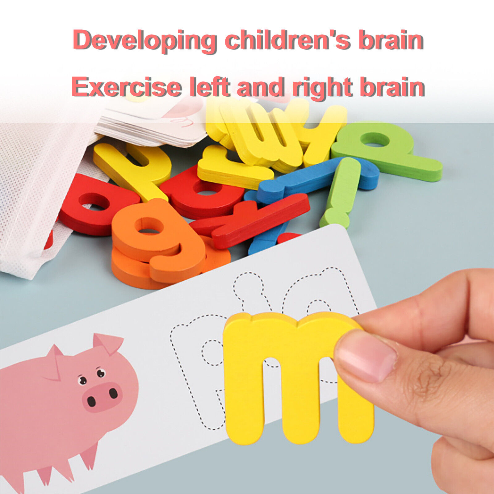 Seeing And Spelling Learning Toys, Matching Letters Building for Kids Ages 2-4 - Fresh Stock Dated February 2026