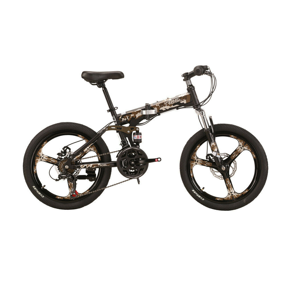 Eurobike G20 18 Speed Folding Bike 20 K Wheel Youth Folding Mountain Bicycle - Fresh Stock Dated December 2025