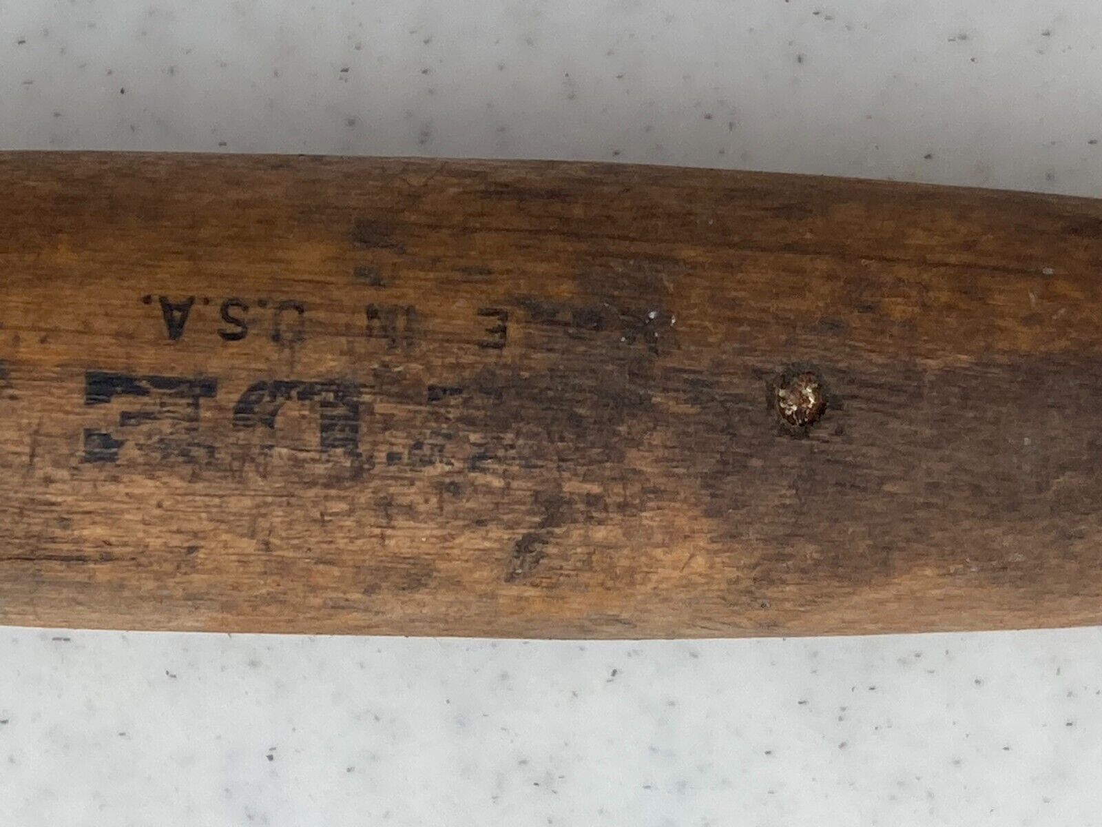 Two Vintage Wood Handled 1 1/4 Putty Knife Scrapers - Fresh Stock Dated February 2026