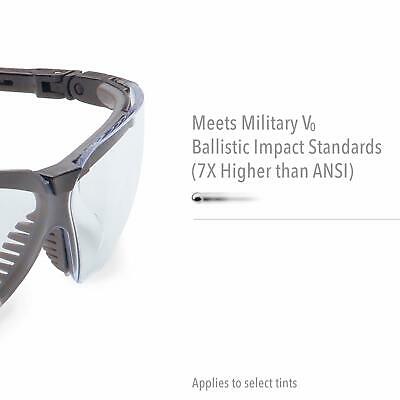 Uvex by Honeywell Genesis Safety Glasses, Black Frame with SCT-Reflect 50 Len... - Fresh Stock Dated February 2026