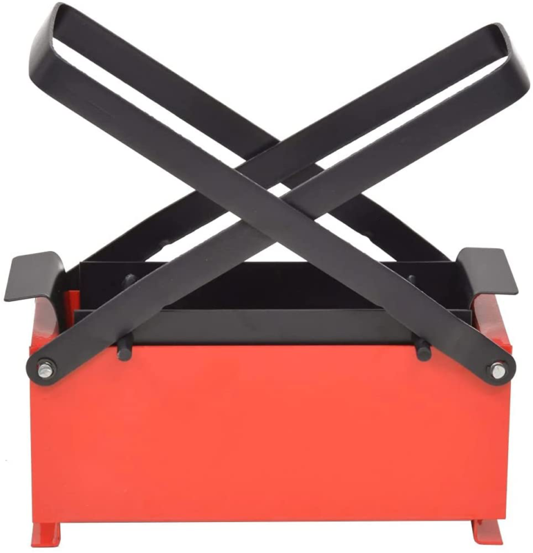 Vidaxl Paper Log Briquette Maker Manual Paper Press Machine Fireplace Tool Indoo - Fresh Stock Dated December 2025