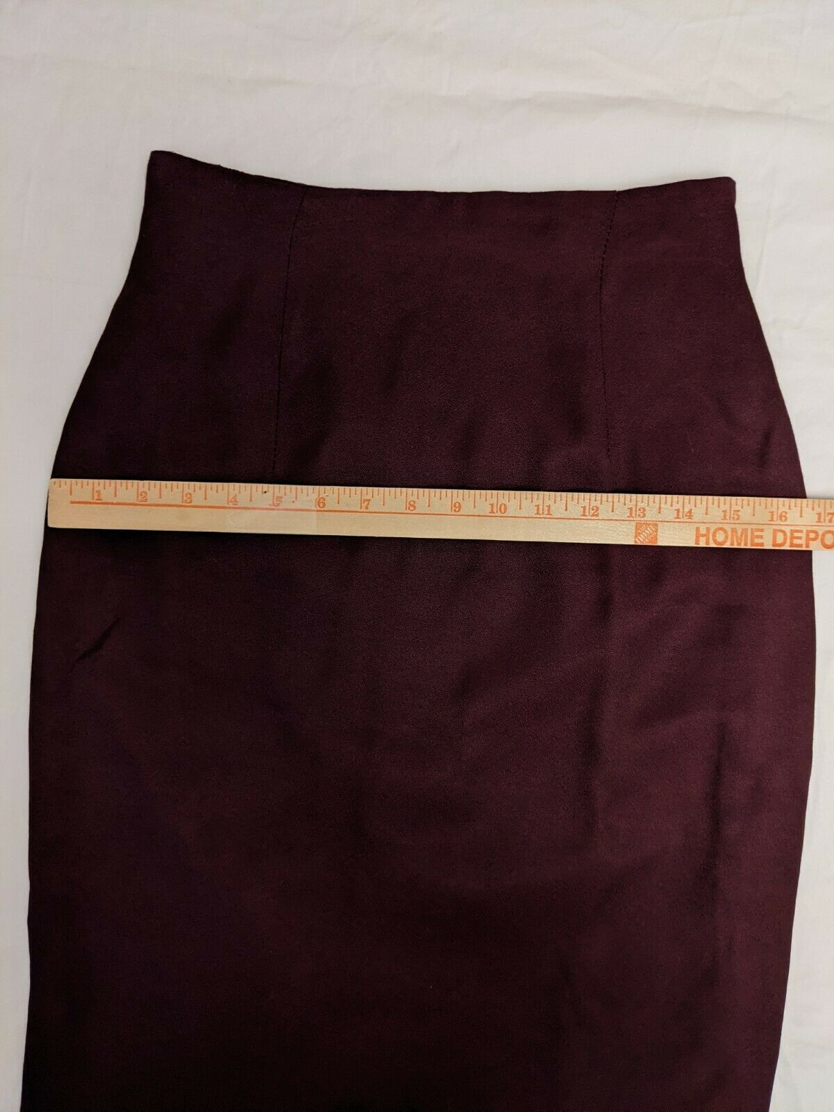 Vintage “Cristina” Pencil Skirt-Deep Maroon- Size 4 - Fresh Stock Dated December 2025