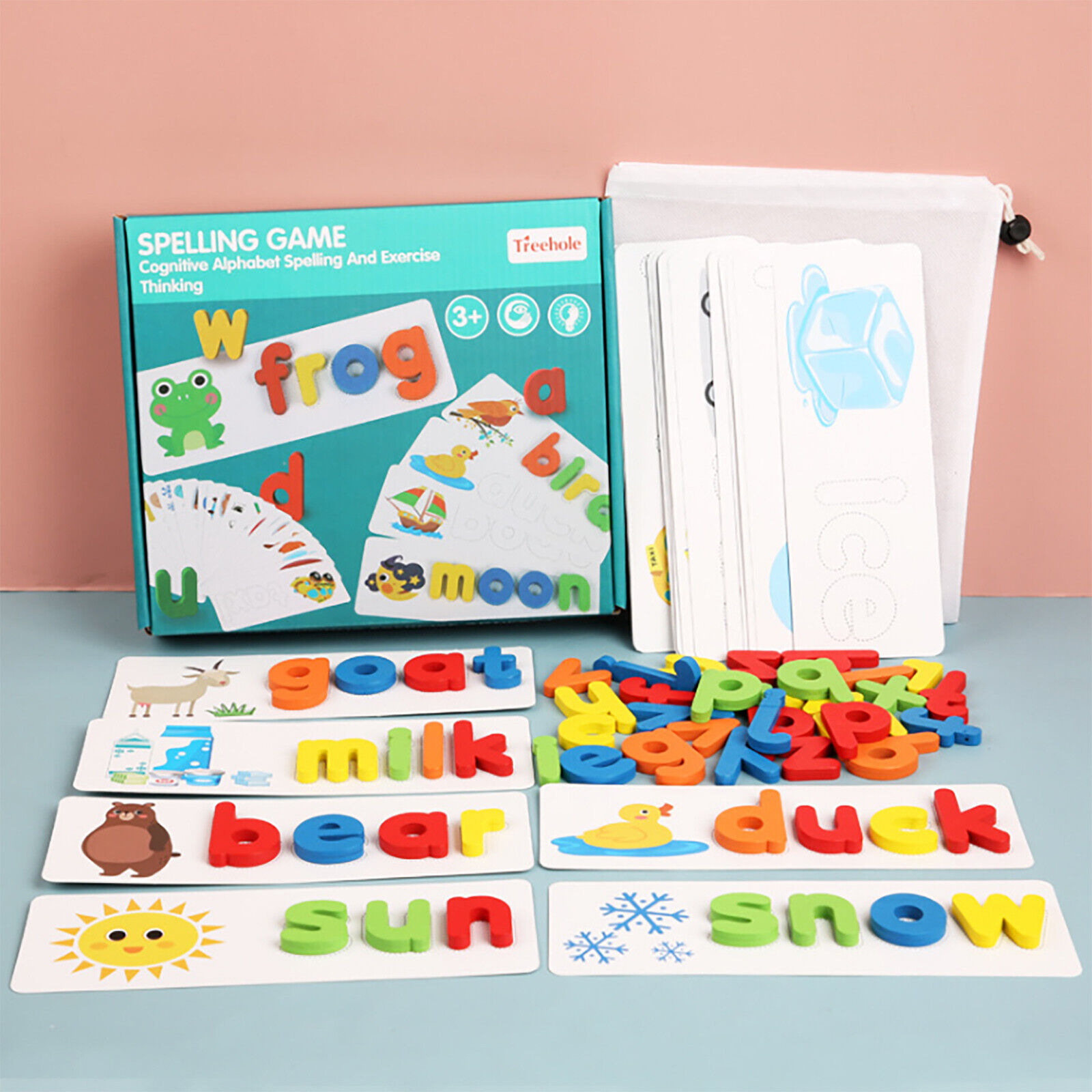 Seeing And Spelling Learning Toys, Matching Letters Building for Kids Ages 2-4 - Fresh Stock Dated February 2026