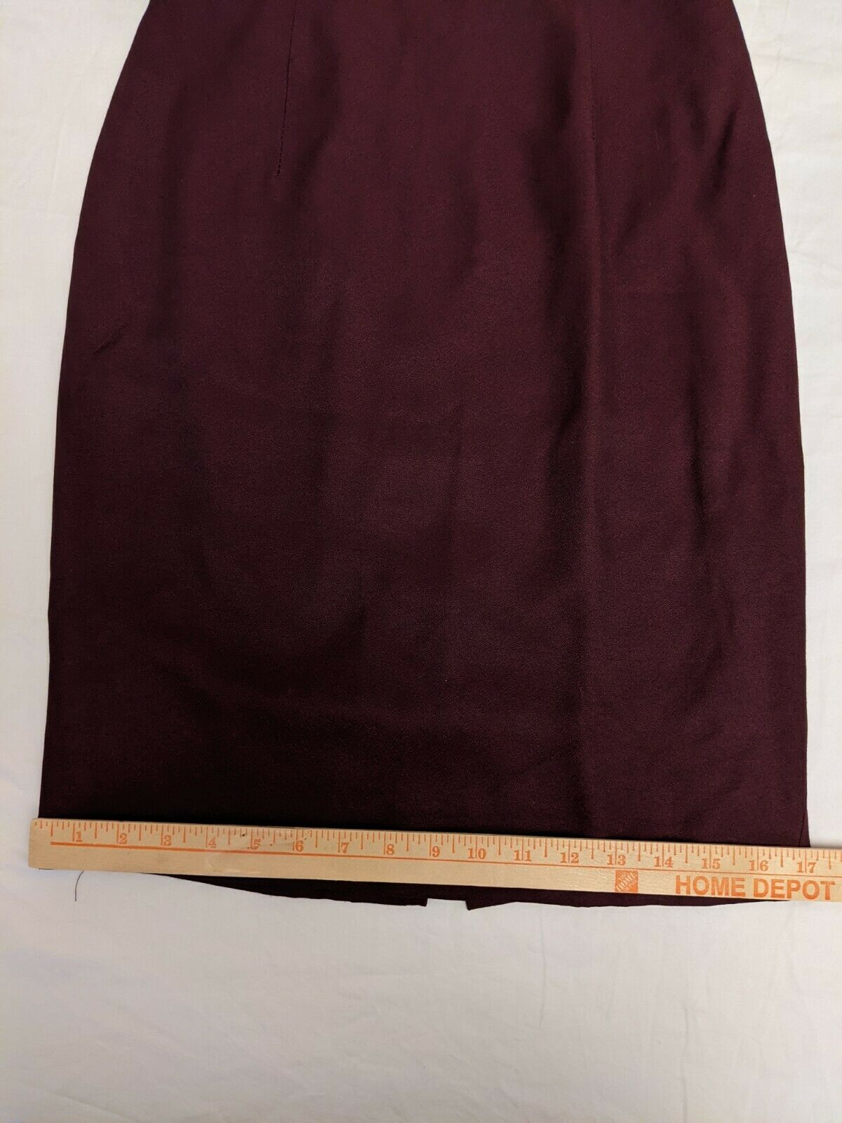 Vintage “Cristina” Pencil Skirt-Deep Maroon- Size 4 - Fresh Stock Dated December 2025