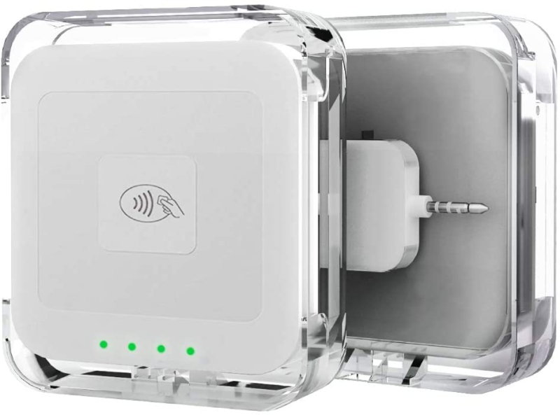 Anti-Lost Transparent Cover Case FOR Square A-SKU-0485 Contactless Chip Card - Fresh Stock Dated February 2026