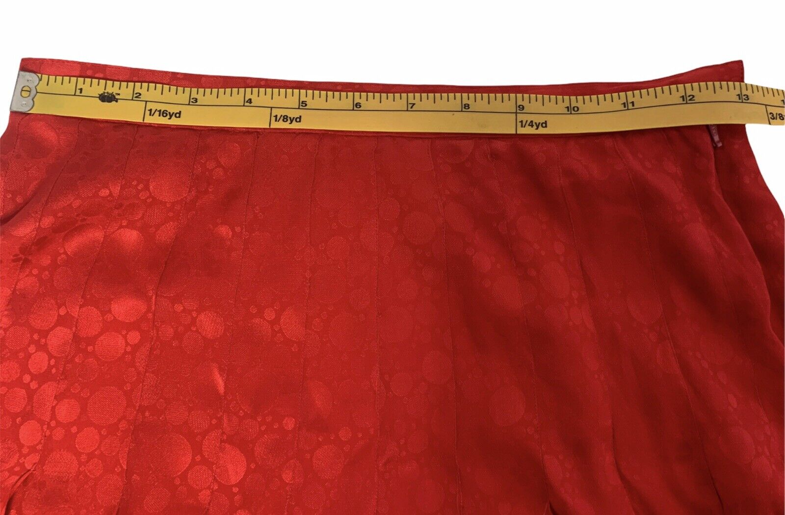 Vintage TICA Skirt Women's 8 Pleated Long Red SILK Flirty Full  Hong Kong - Fresh Stock Dated March 2026