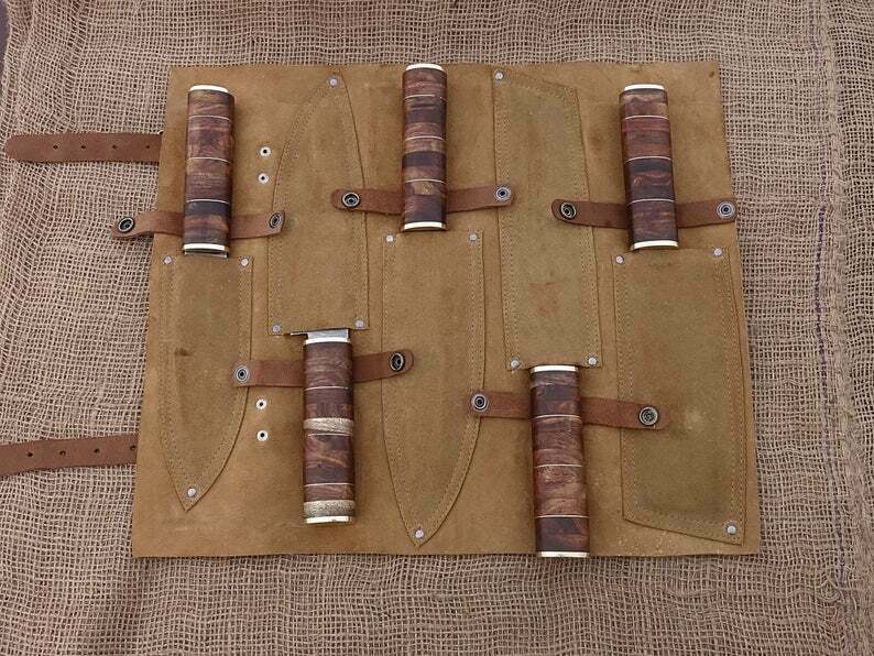 Chef Knife set ,Hand Forged Kitchen knives set  , Best Gift For Mother - Fresh Stock Dated December 2025