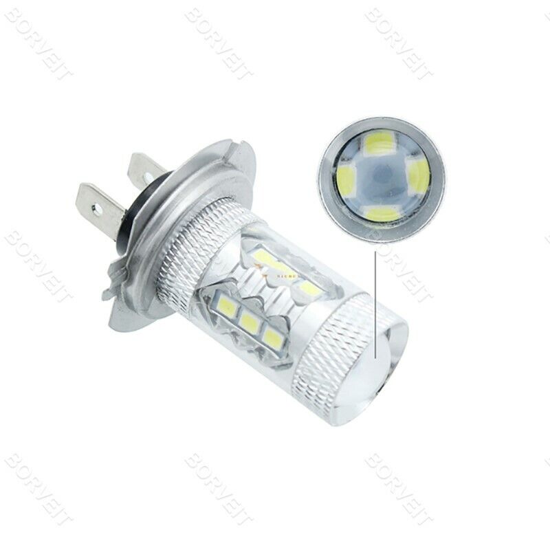 2x 80W H4 Xenon white LED Headlight Replace Bulb Fit Honda GL1500 Goldwing 88-97 - Fresh Stock Dated February 2026