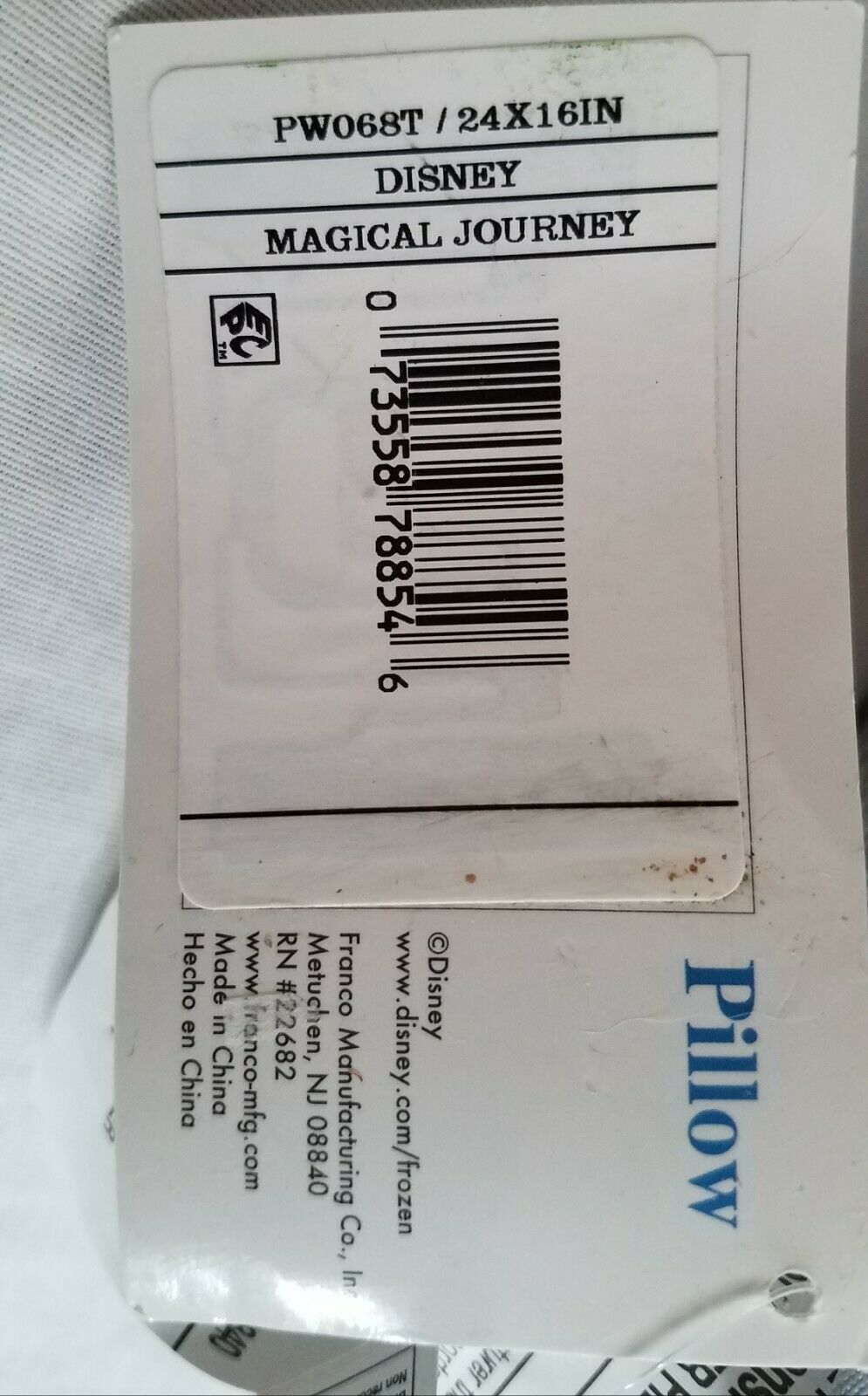 Disney Frozen 2 Magical Journey Sequins Back Throw Pillow 24