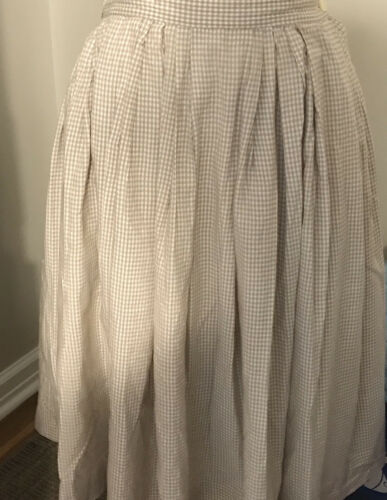 Vintage Majestic brown check cotton skirt - Fresh Stock Dated February 2026