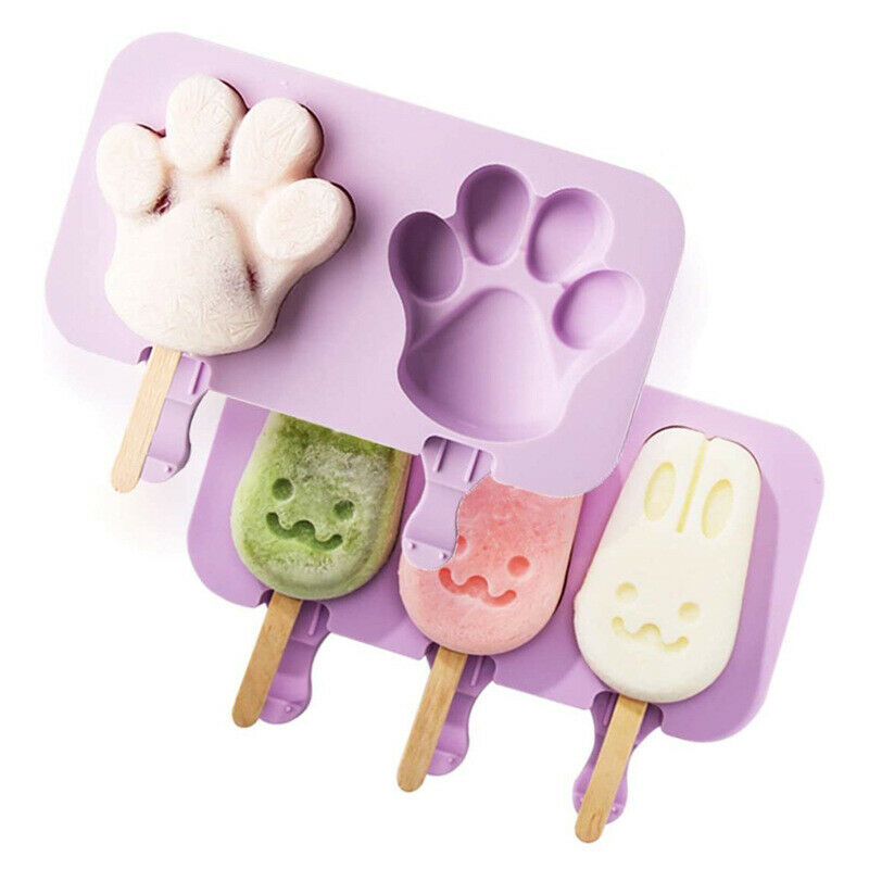 Frozen Ice Cream DIY Pop Mold Popsicle Maker Lolly Mould +Stick Silicone Summer! - Fresh Stock Dated February 2026