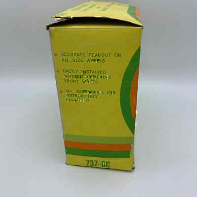 New 1979 Stewart-Warner Bicycle Speedometer Universal Tire Drive #737-BC - Fresh Stock Dated December 2025
