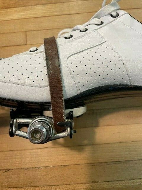 Exustar E-C101AL Cleats for Toe Clip Pedals, 3 Bolt Compatible L'Eroica or Track - Fresh Stock Dated December 2025