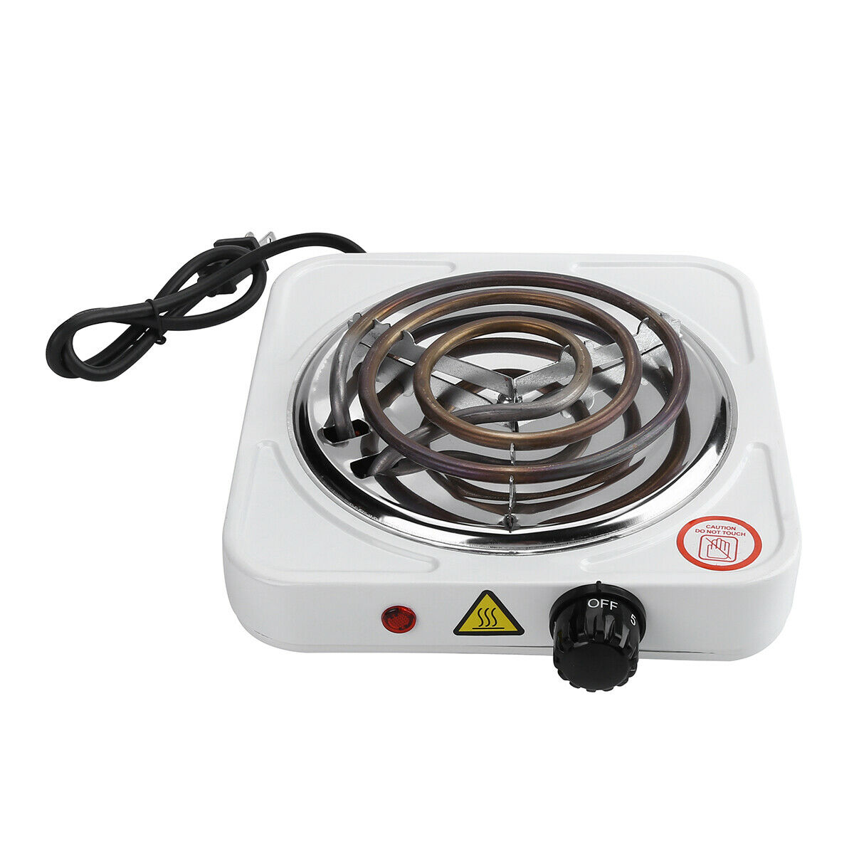 Electric Stove Single/Dual Burner Portable Compact Small Hot Plate Dorm Travel - Fresh Stock Dated February 2026