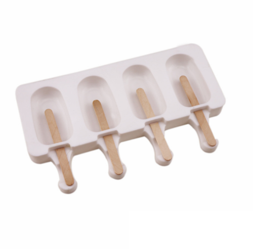 4/8 Cell Silicone DIY Frozen Ice Cream Mold Juice Popsicle Maker Lolly Mould - Fresh Stock Dated February 2026