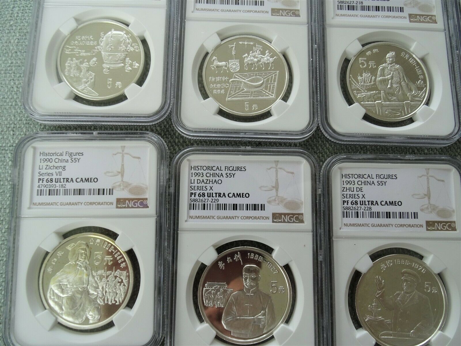 28 pieces China 5 Yuan silver coin collection, all NGC certified PF 66-68 - Fresh Stock Dated February 2026