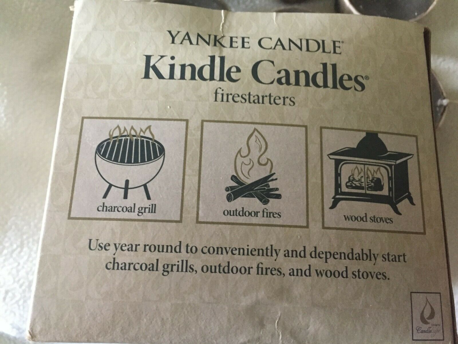 Yankee Candle ~ Kindle Candle ~ Fire Starters - Pack of 12 - Fresh Stock Dated December 2025