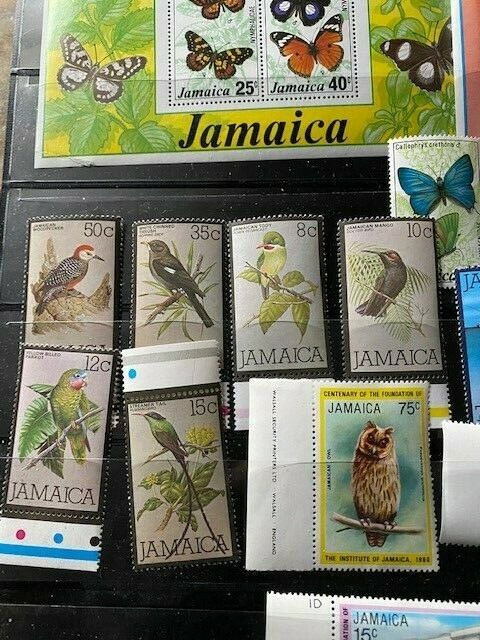 1975-1980 STAMPS OF JAMAICA BUTTERFIES,BIRDS,ETC. - Fresh Stock Dated December 2025