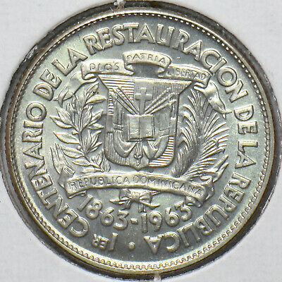 Dominican Republic 1963 25 Centavos 294298 combine shipping - Fresh Stock Dated December 2025