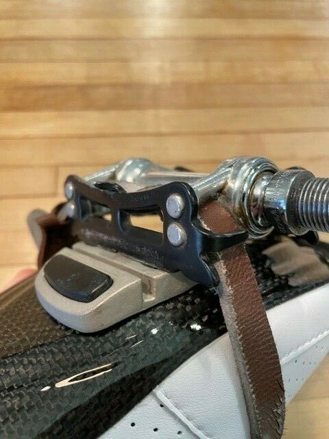 Exustar E-C101AL Cleats for Toe Clip Pedals, 3 Bolt Compatible L'Eroica or Track - Fresh Stock Dated December 2025