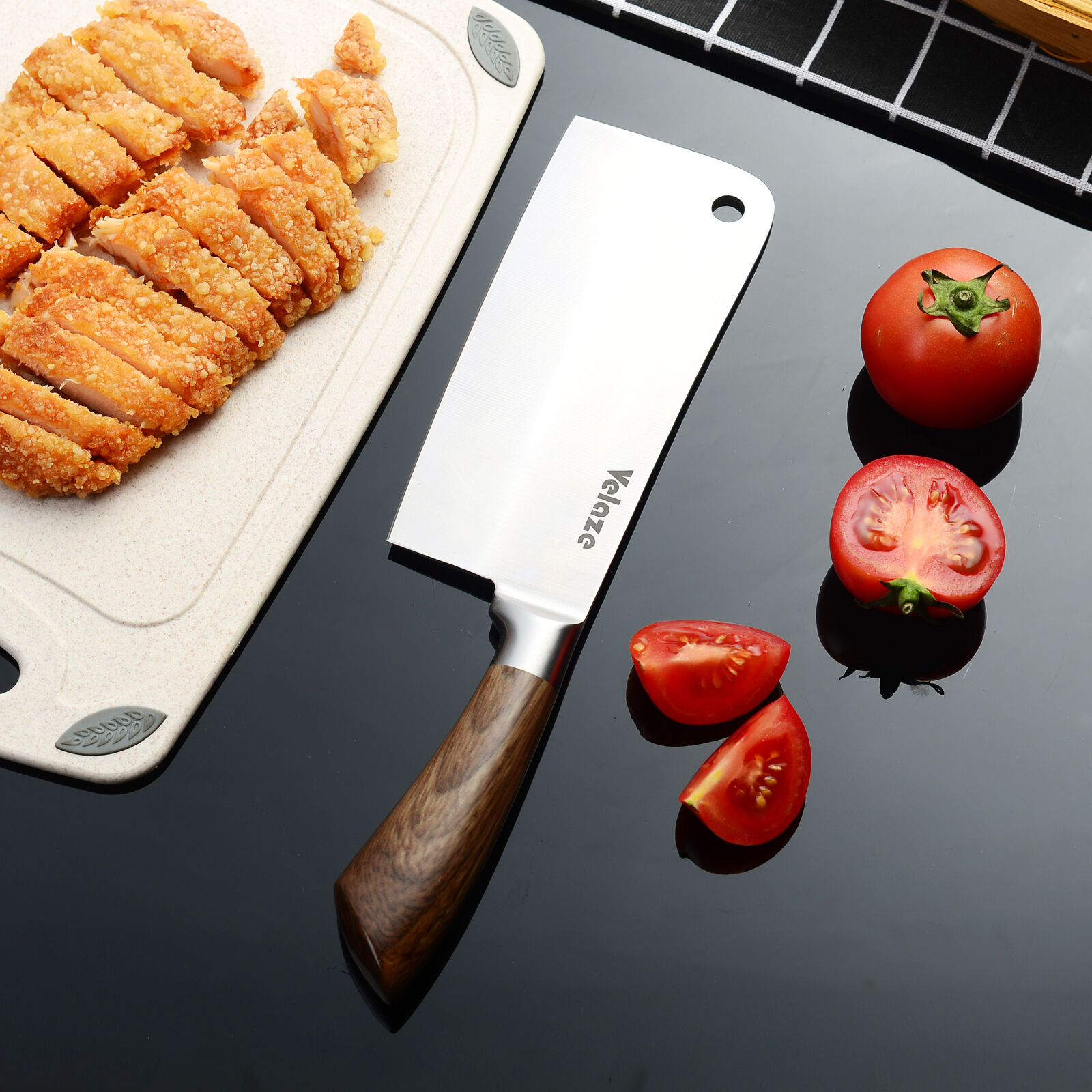 Velaze 8-Pieces Stainless Steel Knife Set Chef Cutlery Kitchen Knives Knife Set - Fresh Stock Dated December 2025