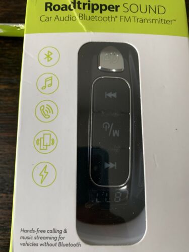 Bracketron Roadtripper SOUND Car Audio Bluetooth FM Transmitter OPEN BOX NEW - Fresh Stock Dated February 2026