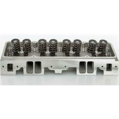 Flo-Tek SBC 350 Chevy Aluminum Assembled 64cc Cylinder Head w/ Studs Guideplates - Fresh Stock Dated February 2026