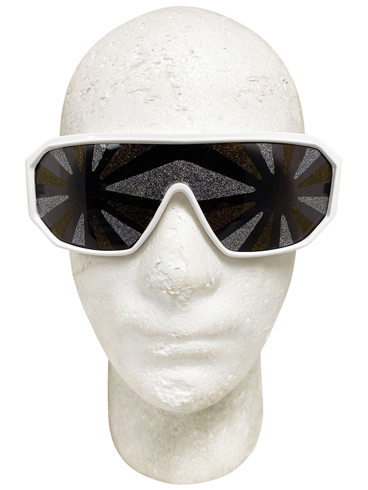 Macho Man Gold Silver Starburst Sunglasses Randy Savage Costume Red Wrestler - Fresh Stock Dated February 2026