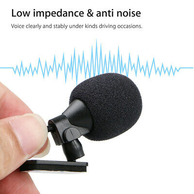 Car Microphone High Sensitivity For Radio Audio DVD External Mic 2.5mm Connector - Fresh Stock Dated February 2026