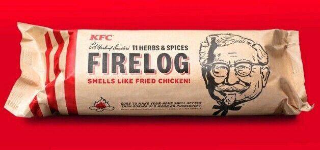 KFC® Limited-Edition 11 Herbs & Spices Firelog by Enviro-Log Factory Sealed NIB - Fresh Stock Dated December 2025