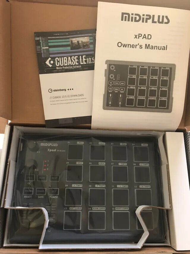 NEW Midiplus XPAD USB Midi Drum Pad Controller - Fresh Stock Dated February 2026