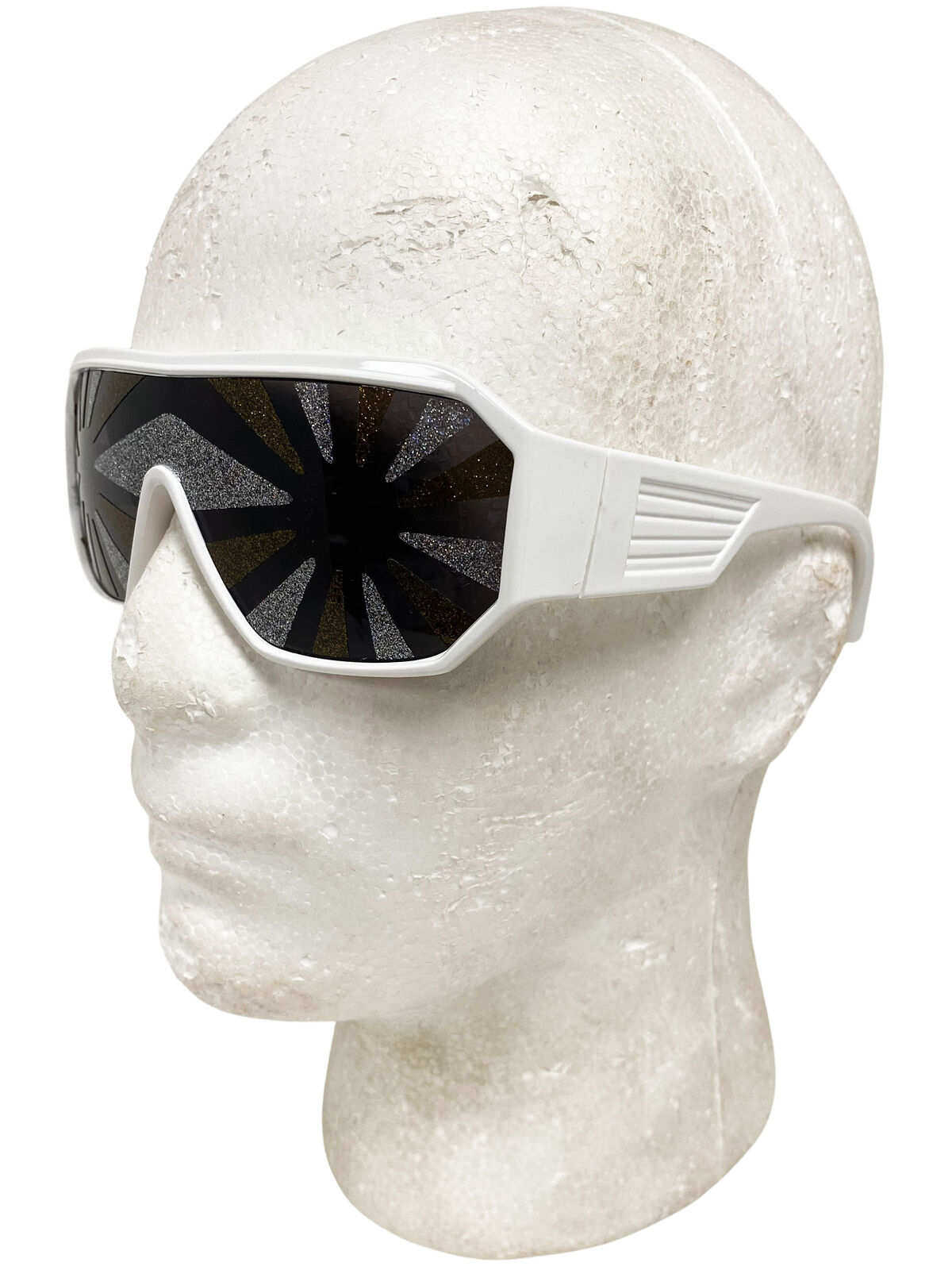 Macho Man Gold Silver Starburst Sunglasses Randy Savage Costume Red Wrestler - Fresh Stock Dated February 2026