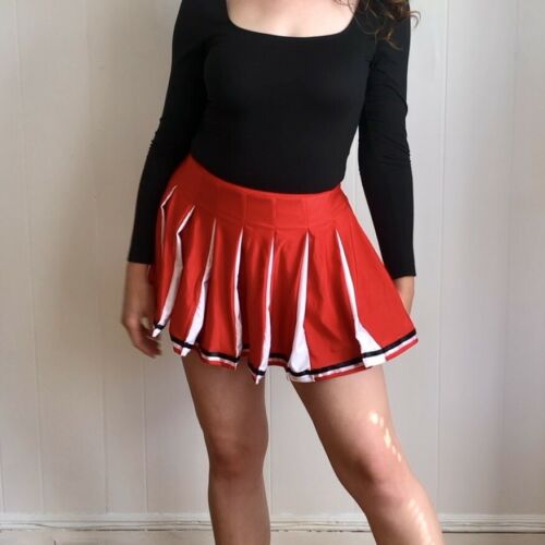 red 90s cheerleader skirt - Fresh Stock Dated December 2025
