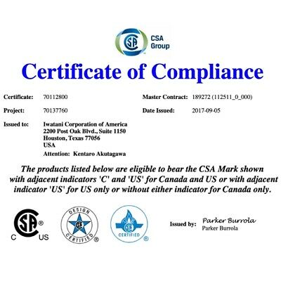 Iwatani High Powered Portable Butane Stove in Silver 15000 BTU/hr - Fresh Stock Dated December 2025