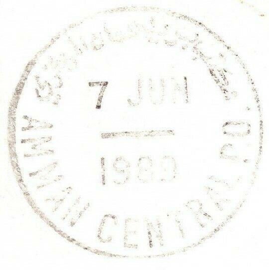 JAMAICA 1989 COVER SENT TO AMMAN JORDAN THREE STAMPS CHURCH, FLOWERS HARD TO GET - Fresh Stock Dated February 2026