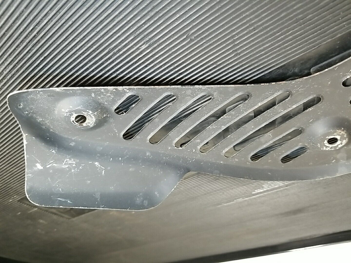 1986-1989 Honda TRX 250R used Exhaust Heat Shield 18319-HB9-003 - Fresh Stock Dated February 2026