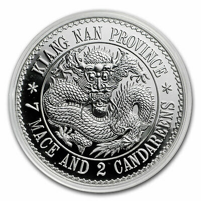 2018 China 1 oz Silver Dragon Dollar Restrike (PU) - SKU#169501 - Fresh Stock Dated February 2026