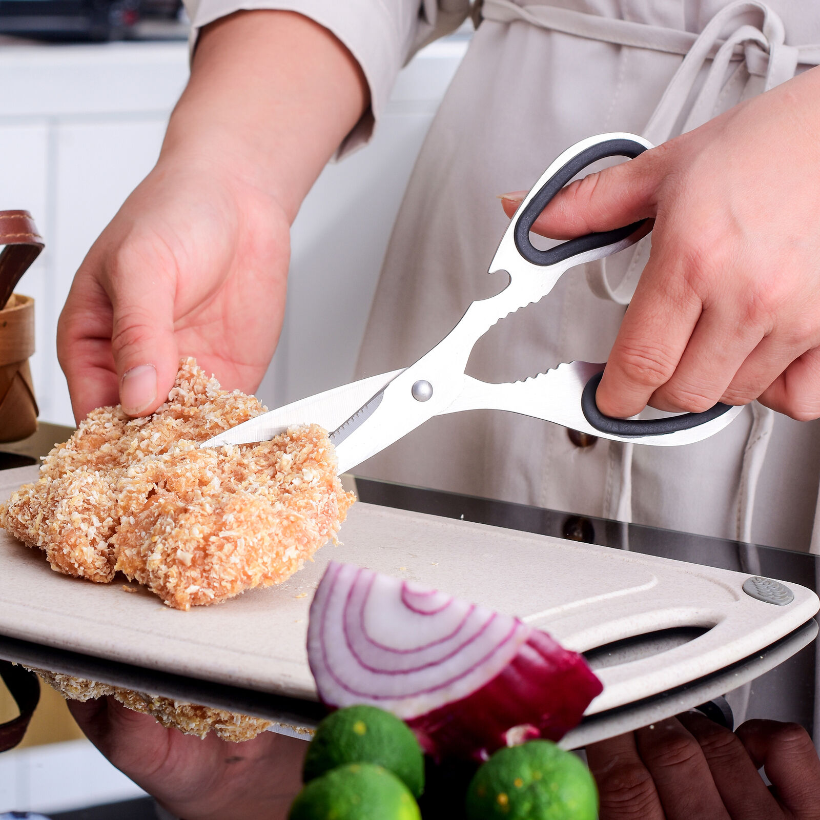 Velaze 8-Pieces Stainless Steel Knife Set Chef Cutlery Kitchen Knives Knife Set - Fresh Stock Dated December 2025