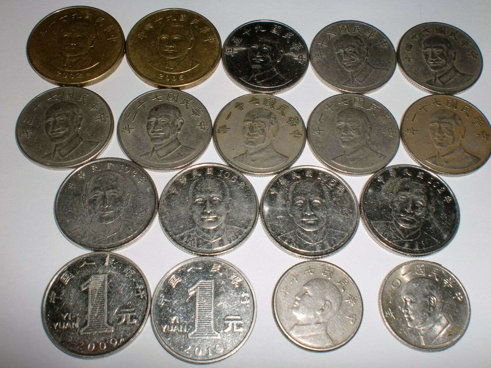 - CHINA COINS LOT - CHINA & TAIWAN COINS – 18  OLD & NEW COINS - 1981–2016 #232Y - Fresh Stock Dated February 2026