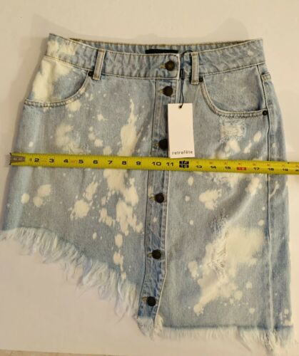 Retrofete Stone Bleach Skirt - Fresh Stock Dated February 2026