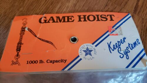 Natpro 1000 Lb. Capacity Game Hoist By Keeper Systems. New In Package. - Fresh Stock Dated December 2025