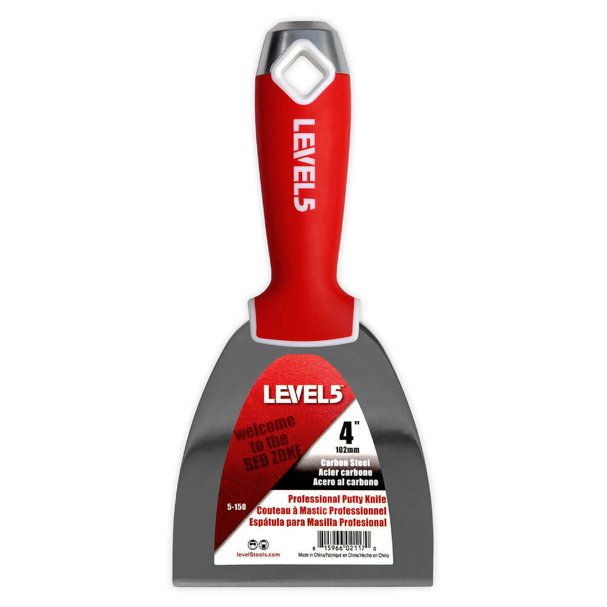 LEVEL5 #5-603 Drywall Putty Knife Set Carbon Steel 5 Piece | FREE SHIPPING - Fresh Stock Dated February 2026