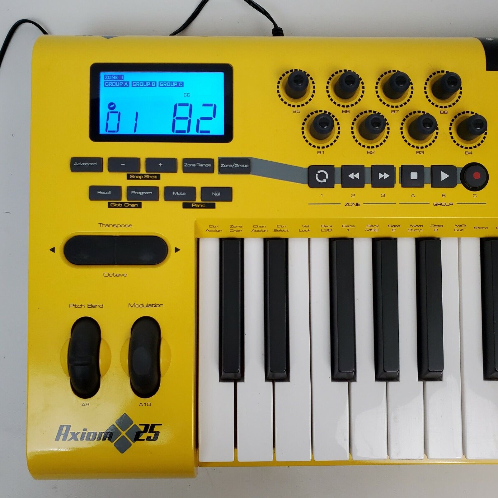 M-Audio Axiom 25 Limited Yellow Special Edition USB MIDI Controller Keyboard - Fresh Stock Dated February 2026