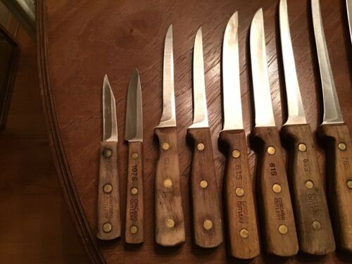 Lot 15 Vtg Chicago Cutlery Knives 100S 107S 62S 61S 65S 78S C42 42S Santoku Chef - Fresh Stock Dated December 2025