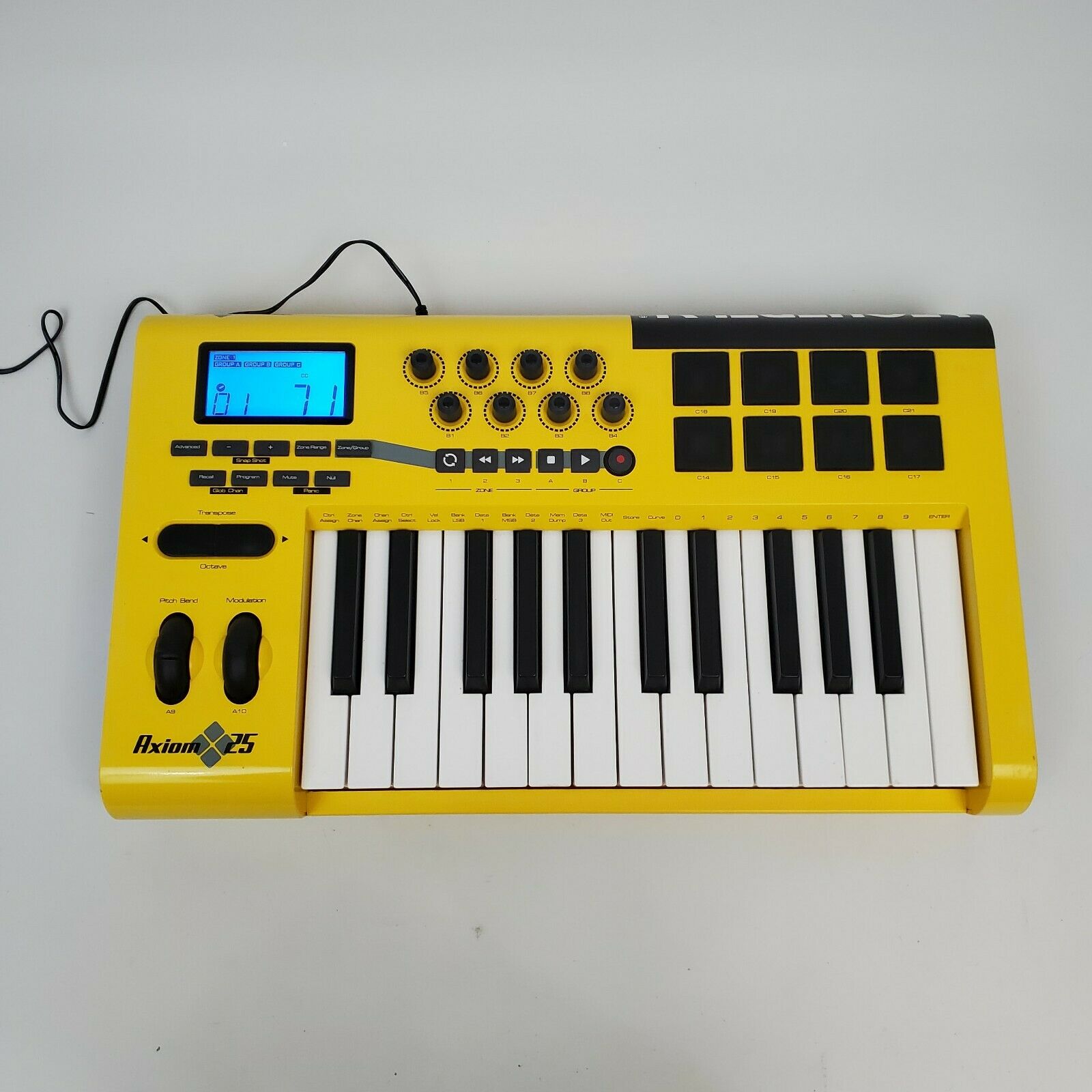 M-Audio Axiom 25 Limited Yellow Special Edition USB MIDI Controller Keyboard - Fresh Stock Dated February 2026