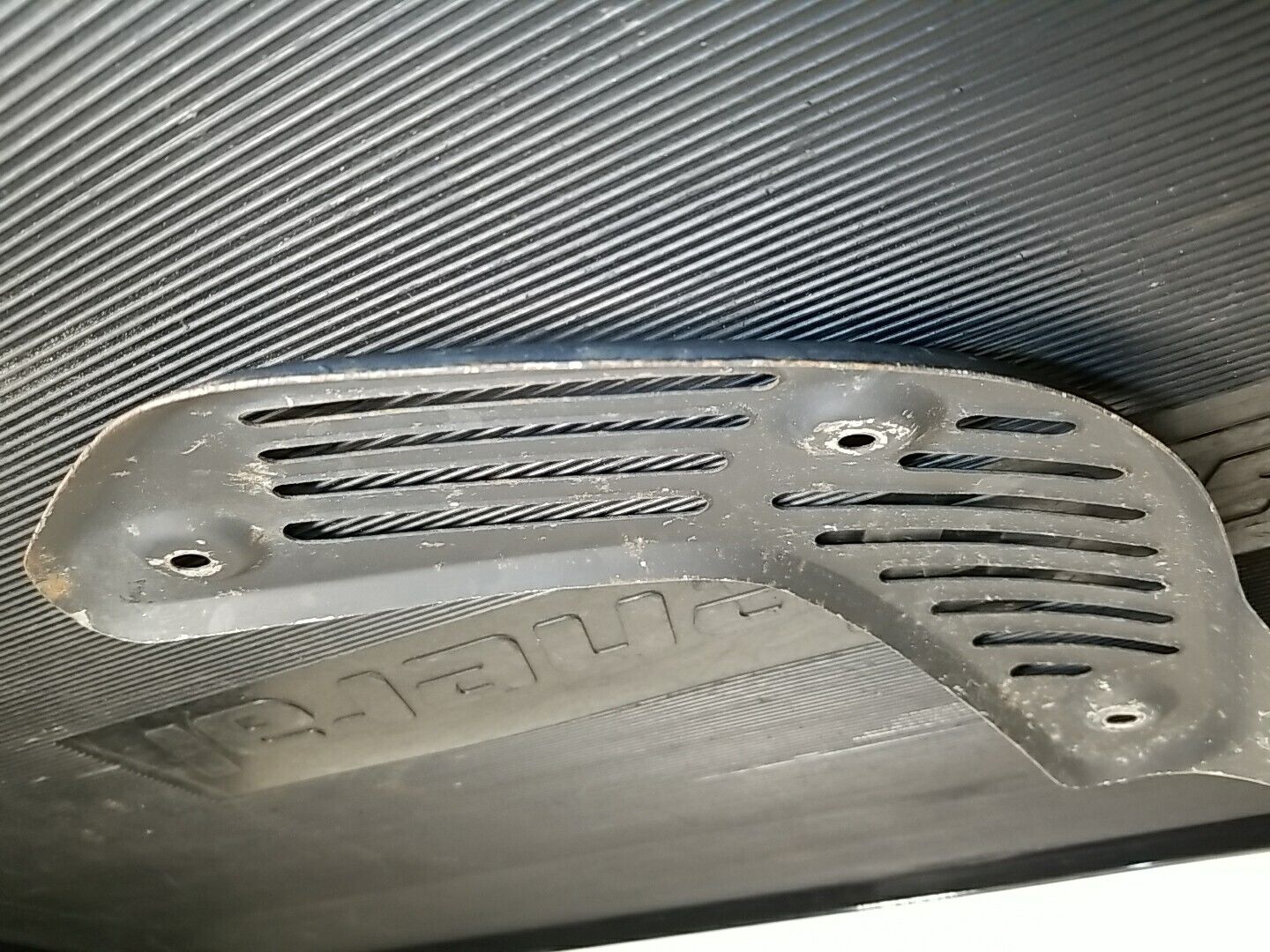 1986-1989 Honda TRX 250R used Exhaust Heat Shield 18319-HB9-003 - Fresh Stock Dated February 2026