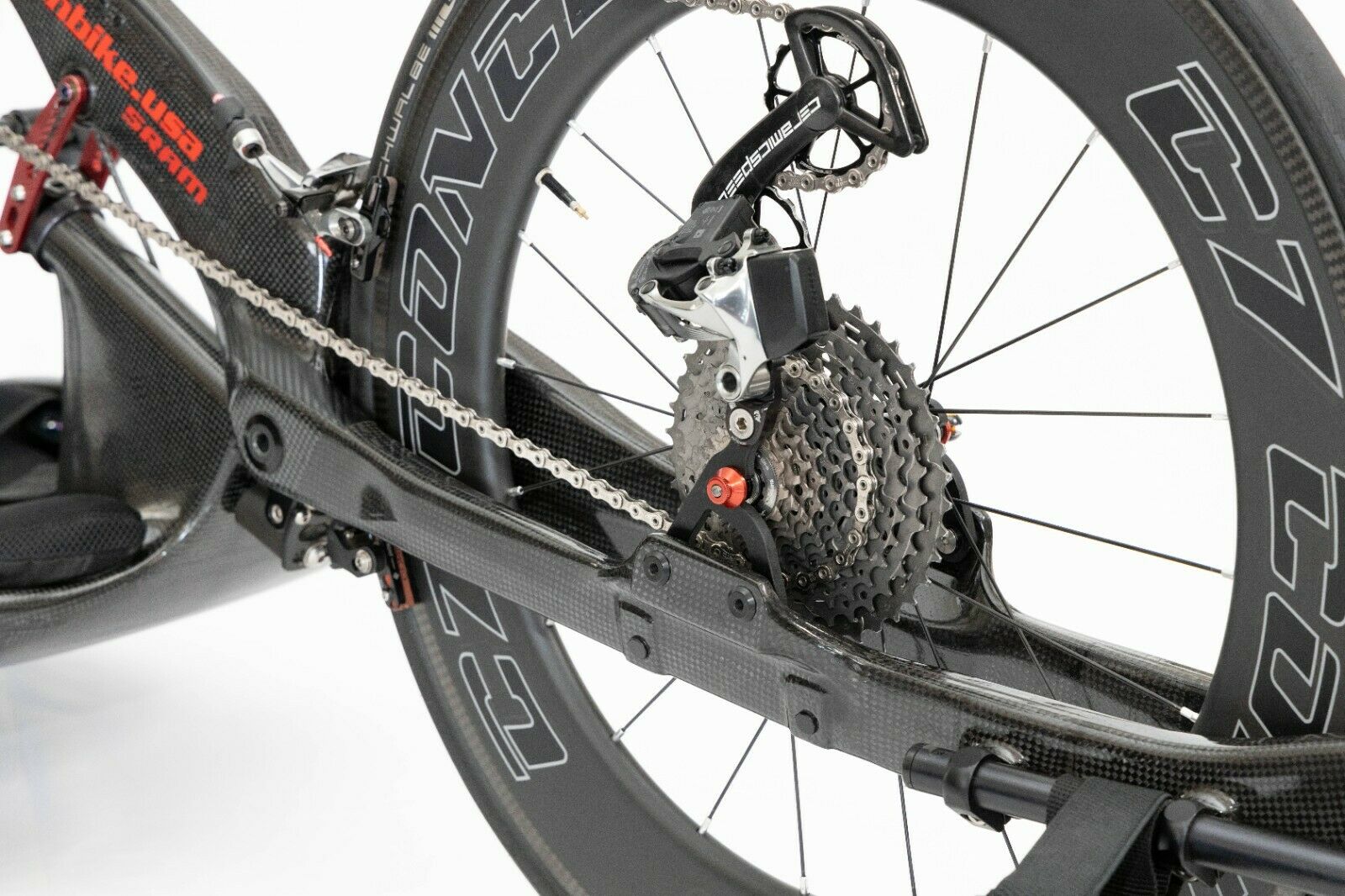 Carbon Bike Handcycle, Hand Bike, C7  Wheelsbike Sram Schwalbe Titanium Shimano - Fresh Stock Dated December 2025